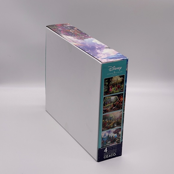 THOMAS KINKADE DISNEY COLLECTION 4 in 1 500 piece puzzle. - Picture 4 of 4